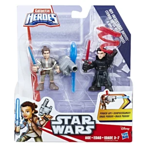 Playskool Star Wars Galactic Heroes Rey (Resistance Outfit) & Kylo Ren